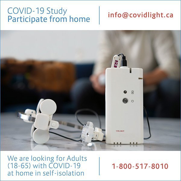 COVID-19 clinical trial Vielight